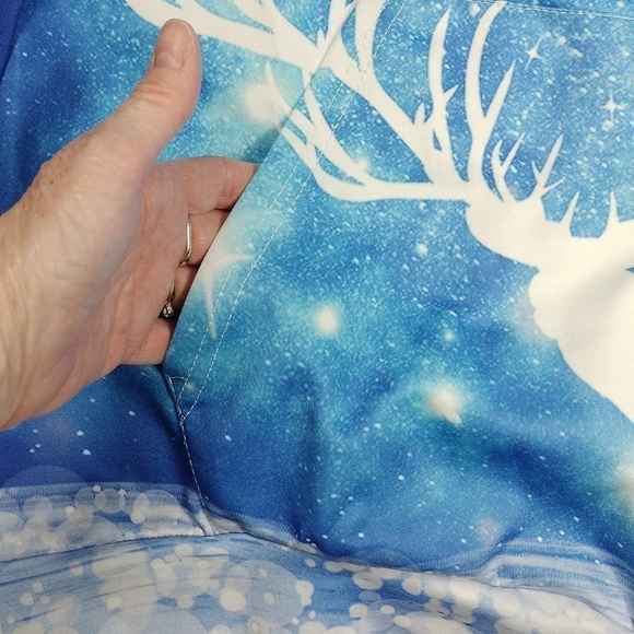 Busch Light men's oversized Medium Christmas hoodie - Picture 3 of 15